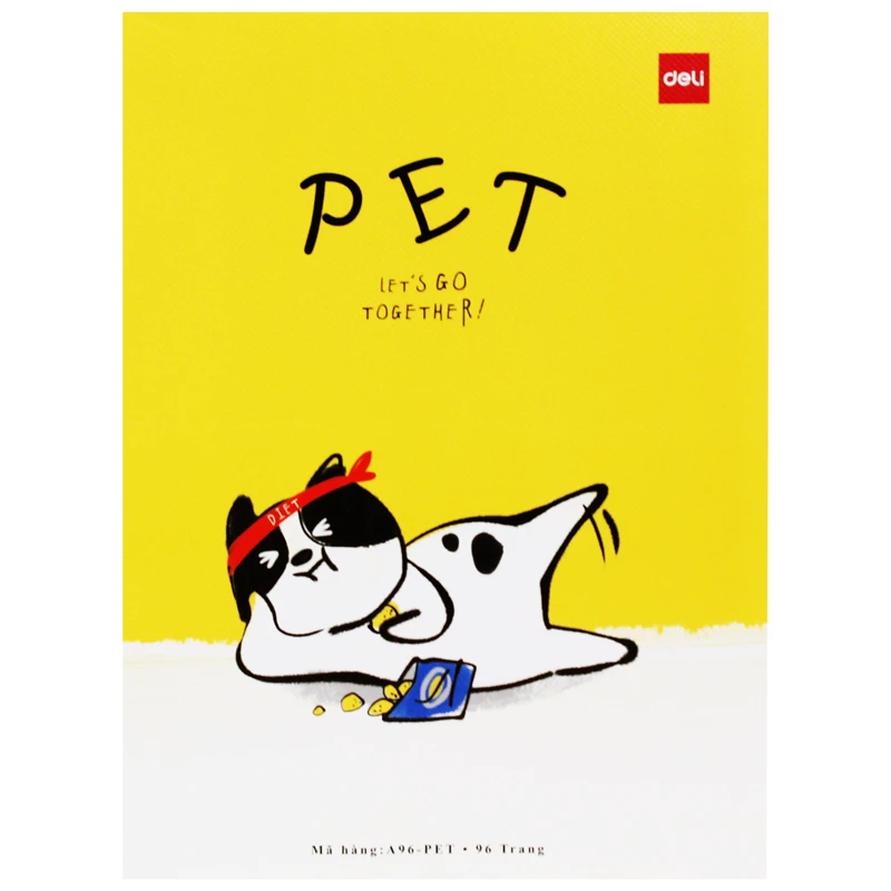 Tập HS Deli A96-PET 96tr 120gsm 4 ô ly (5/100)