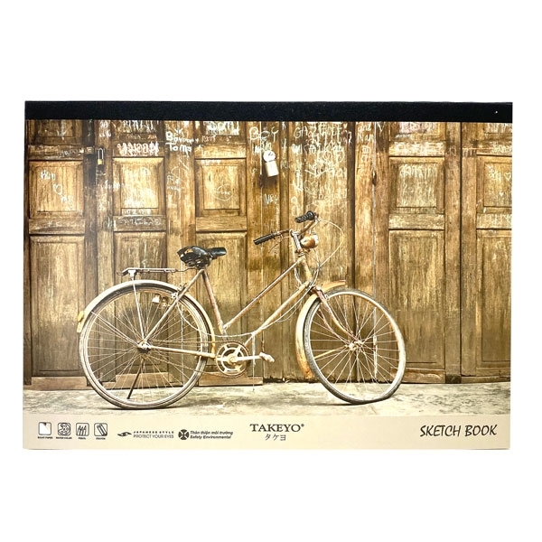 Sổ vẽ Takeyo 8527 A4 dán gáy 20 tờ 160gsm tập vẽ, vở vẽ, sketch book