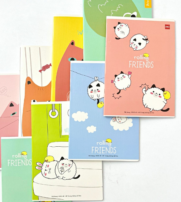 Tập HS Deli B550 Patrick star 96tr 70gsm 4 ô ly (10/100)