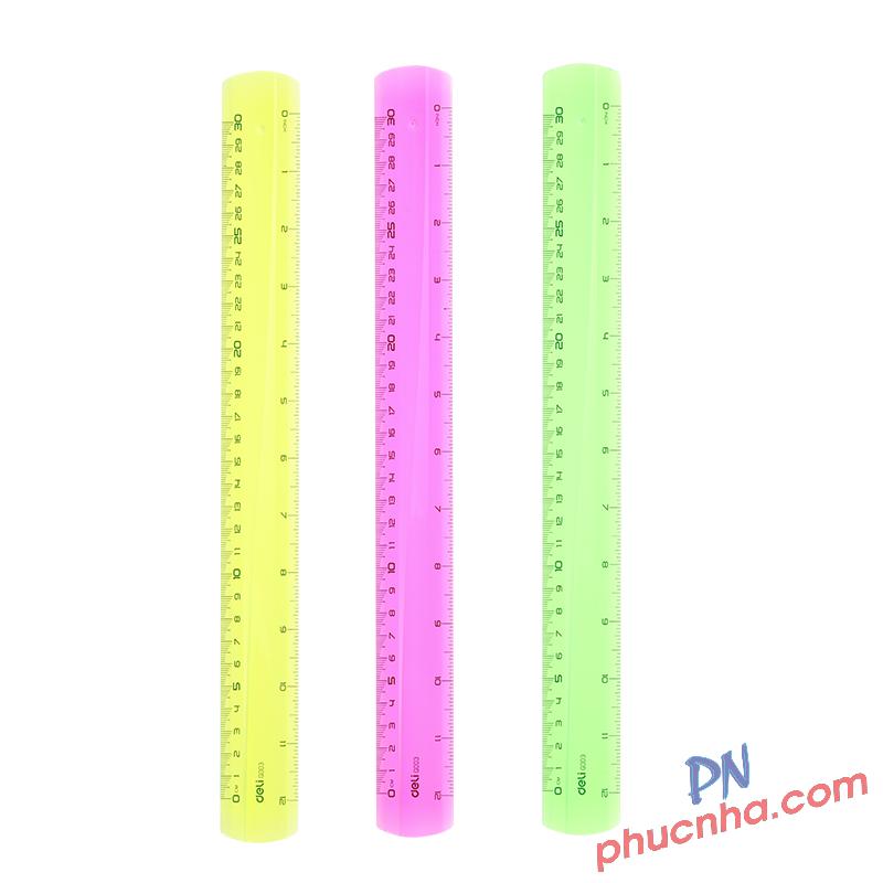 Thước kẻ màu Deli G00302 30cm (30)