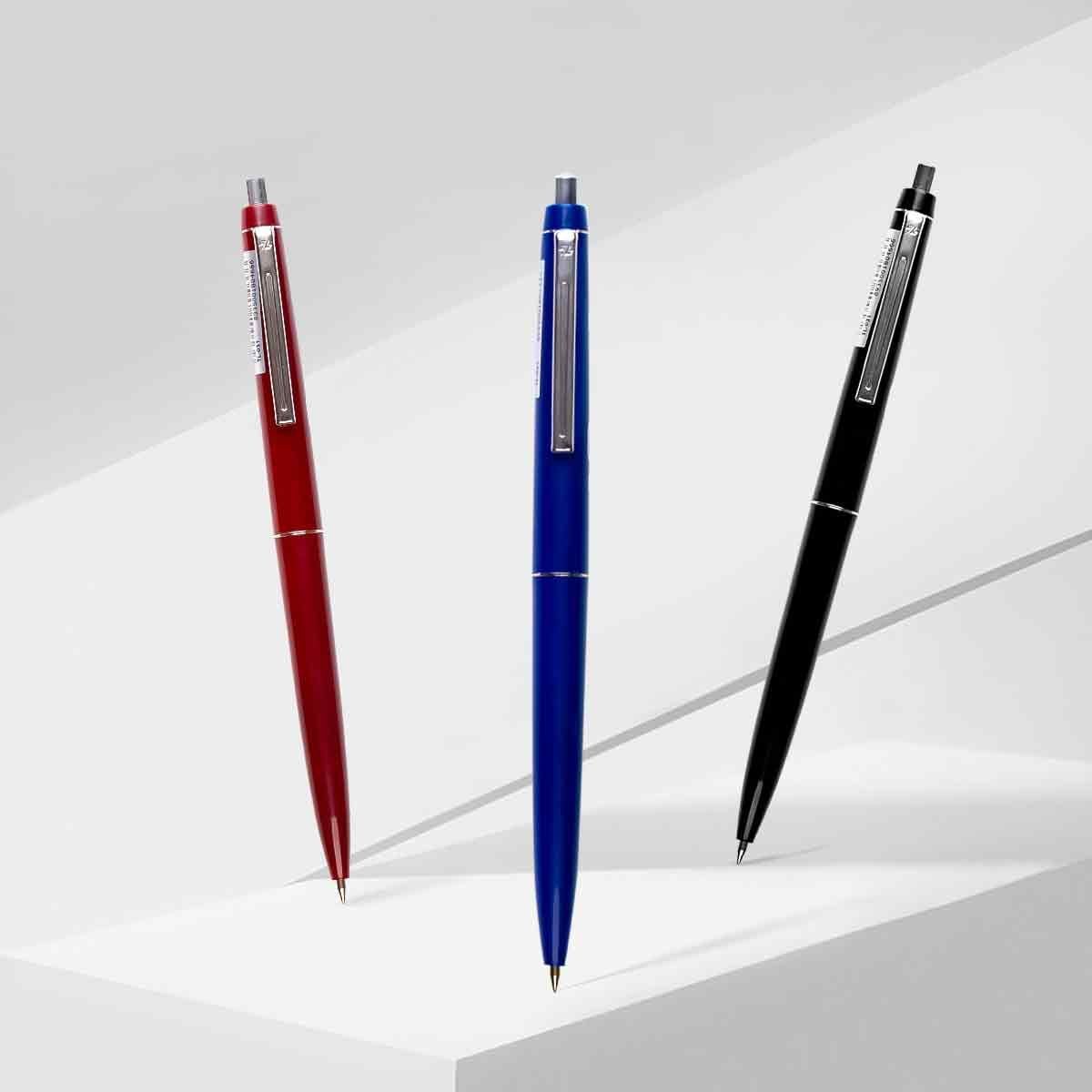 Bút bi Thiên Long TL-031 0.5mm (20) - Bút bi nét nhỏ TL031 Mực xanh/ đỏ/ đen