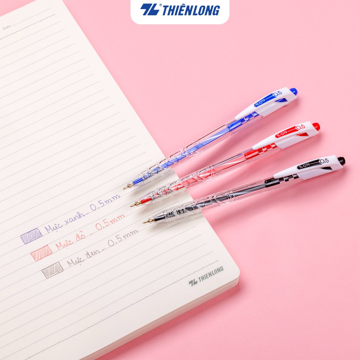 Bút bi Thiên Long TL-079 frendee 0.5mm (20)