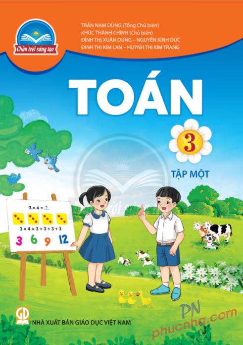 CHÂN TRỜI SÁNG TẠO TOÁN 3 TẬP 1