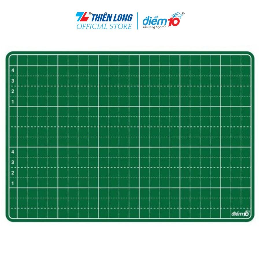 Bảng học sinh Thiên Long Điểm 10 TP-B018 Plus tách gộp 4 ô ly 22x32cm A4 bảng xanh viết phấn