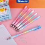 Bút gel Thiên Long Điểm 10 TP-GEL039 0.5mm, mực tím (20) - Bút bi mực nước ngòi bút nét mảnh cho học sinh