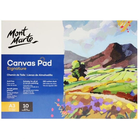 Vải toan vẽ/Canvas Pad Mont Marte (10)