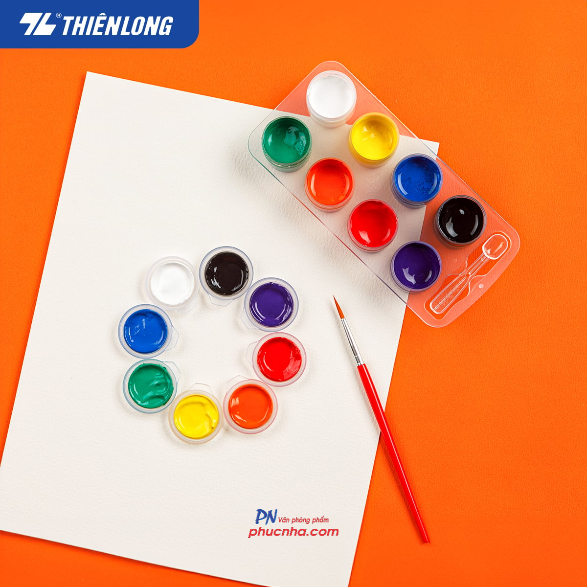 Màu nước Thiên Long Colokit WACO-C06 8 màu x 6ml (60)