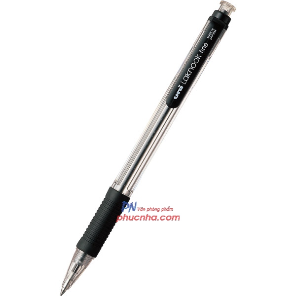 Bút bi Uniball SN-101 Laknock fine, 0.7mm, xanh (12)