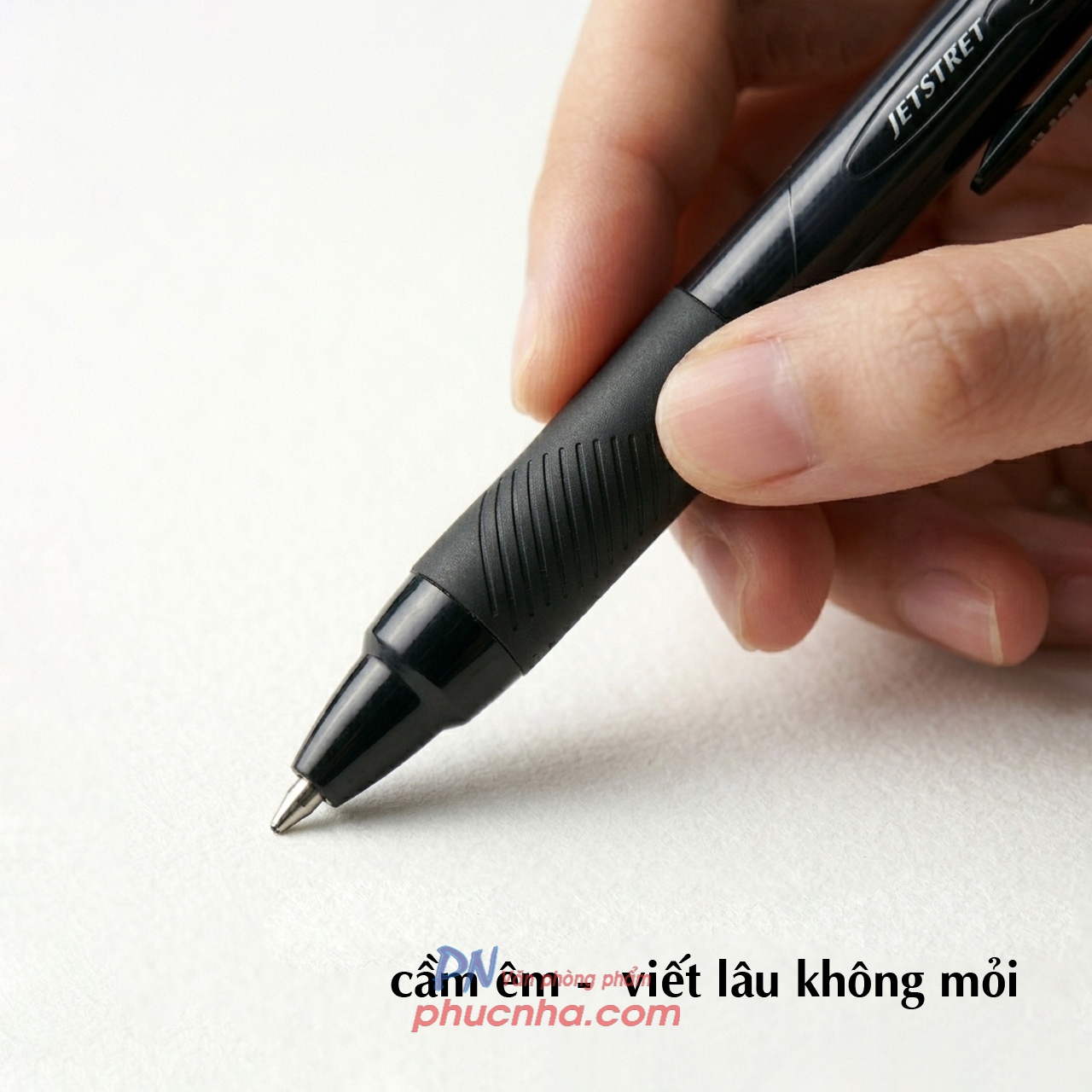 Bút ký Uni-ball SXN-150-10 Jetstream semi gel bút bi bấm 1.0mm, mực xanh (10)