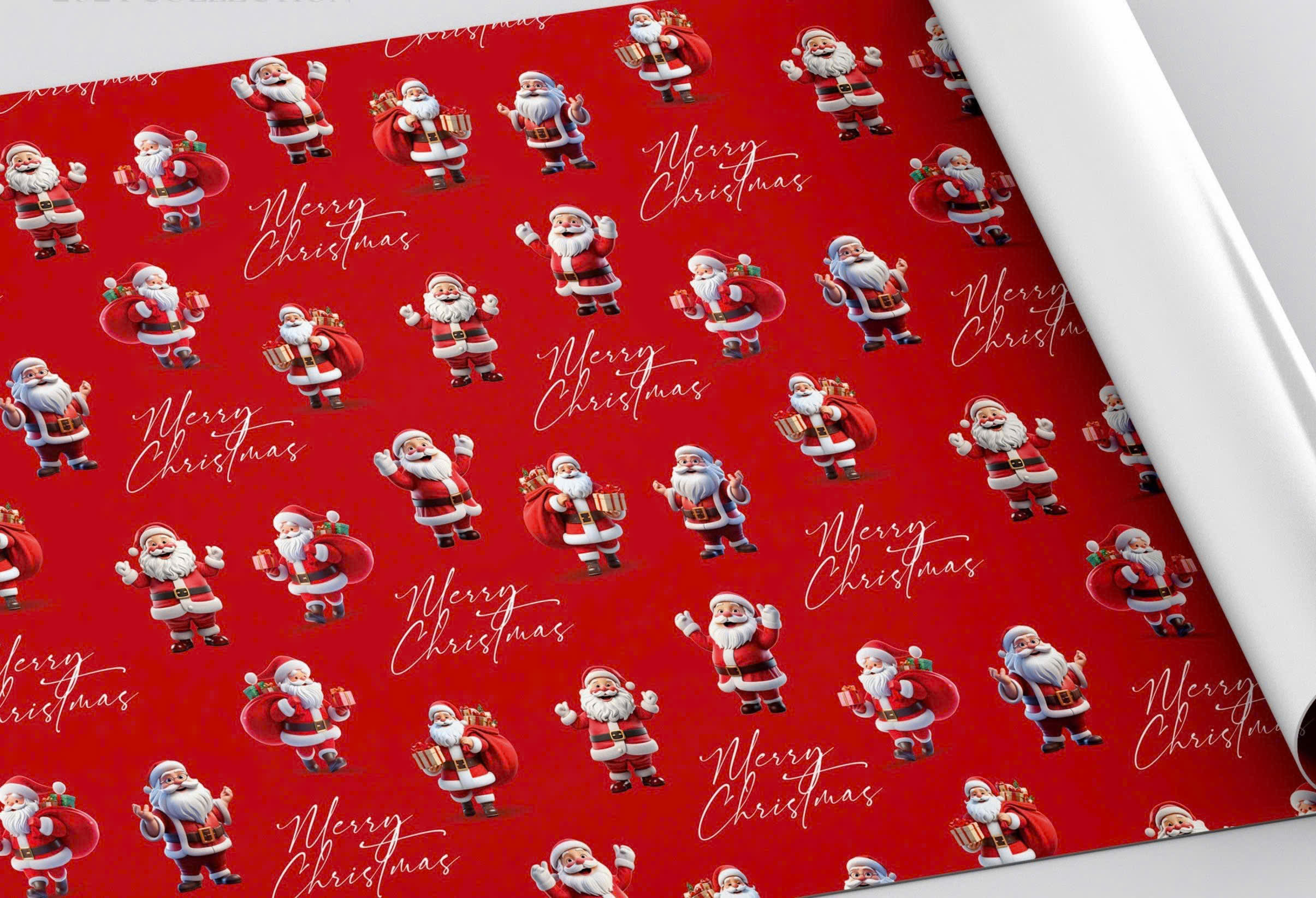 Giấy gói quà Noel, Tết giấy láng (50t/x), giấy kraft 1 mặt (45t/x)