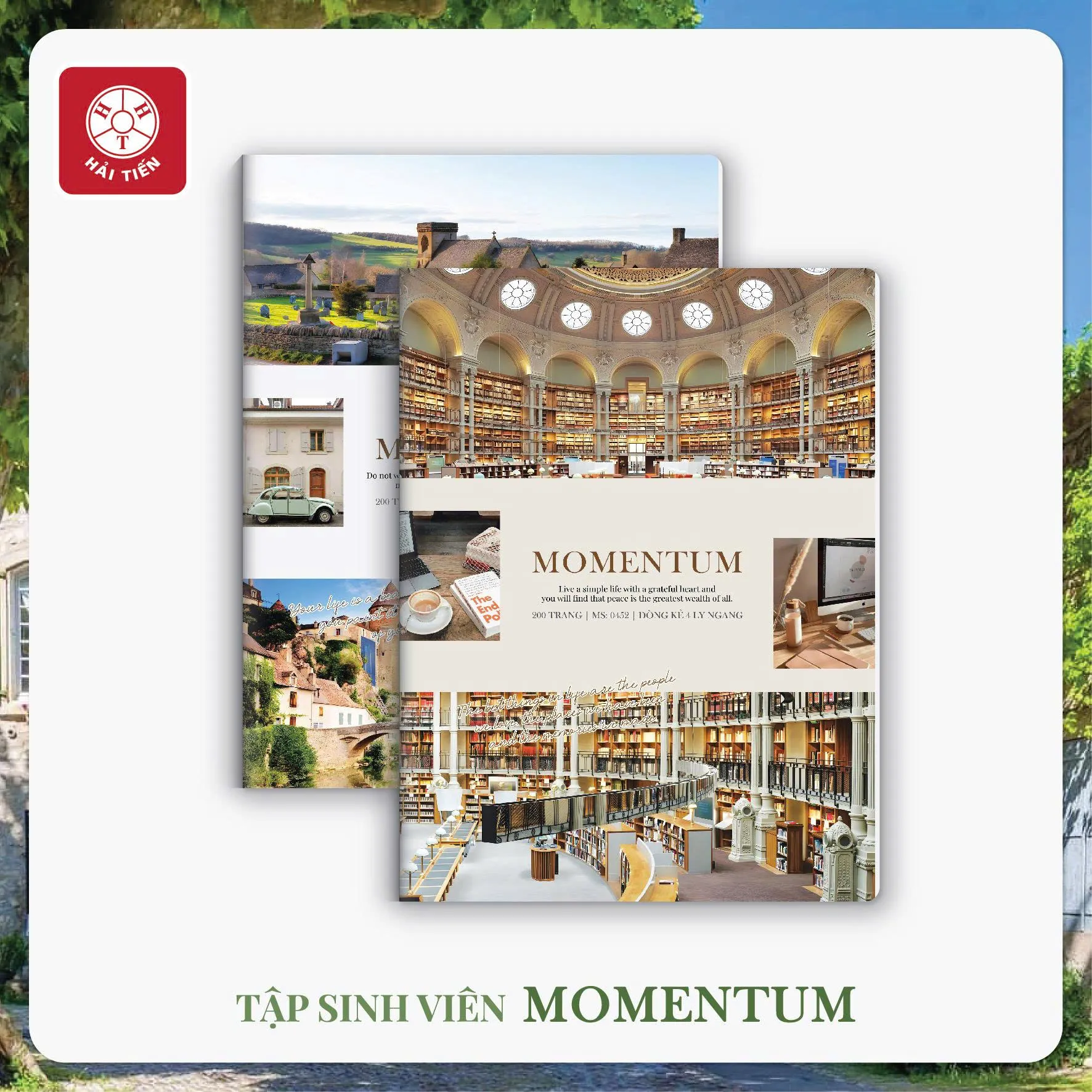 Tập SV Hải Tến Momentum 0452 60gsm, 200tr, 4 ly ngang (5/70)