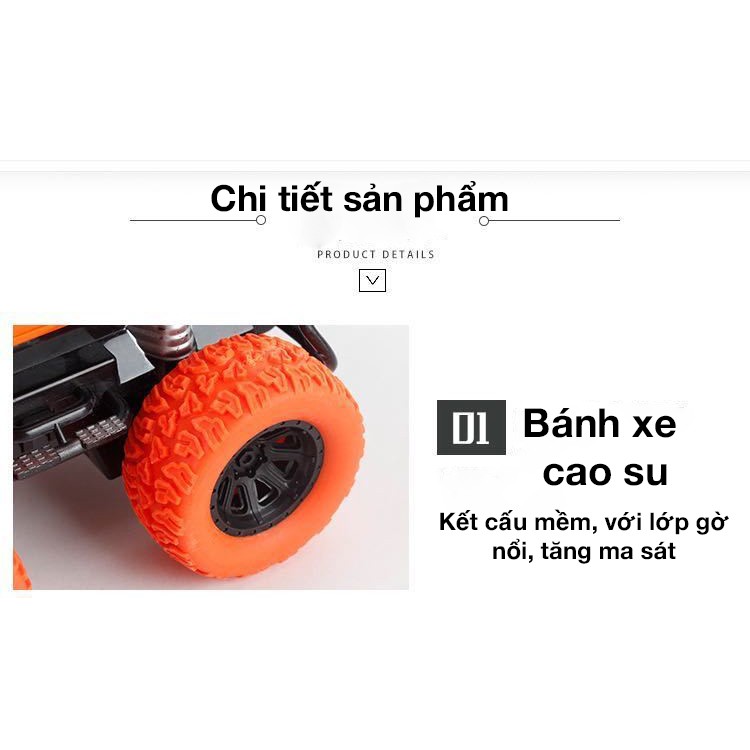 Xe ô tô điều khiển từ xa KAVY tốc độ cao, dẫn động 2 bánh màu đỏ, bền bỉ chắc chắn