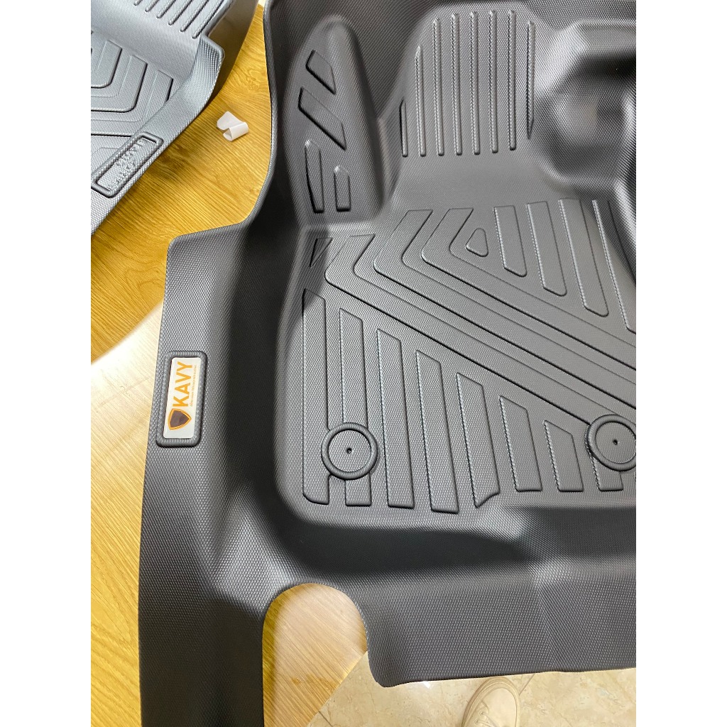 Thảm lót sàn xe ô tô Mitsubishi Xpander 2018-2024 đúc nguyên khối TPE chống trơn trượt, thấm nước tràn viền bậc cửa