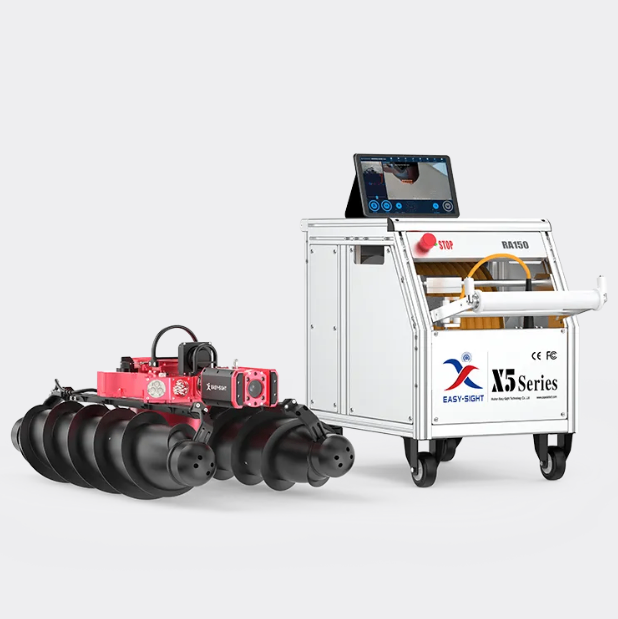 Robot Kiểm Tra Đường Ống Lội Bùn