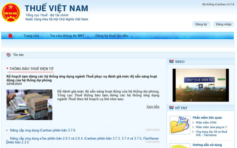 Kê khai nộp thuế đối với tổ chức, cá nhân, nộp thay thuế thu nhập cá nhân