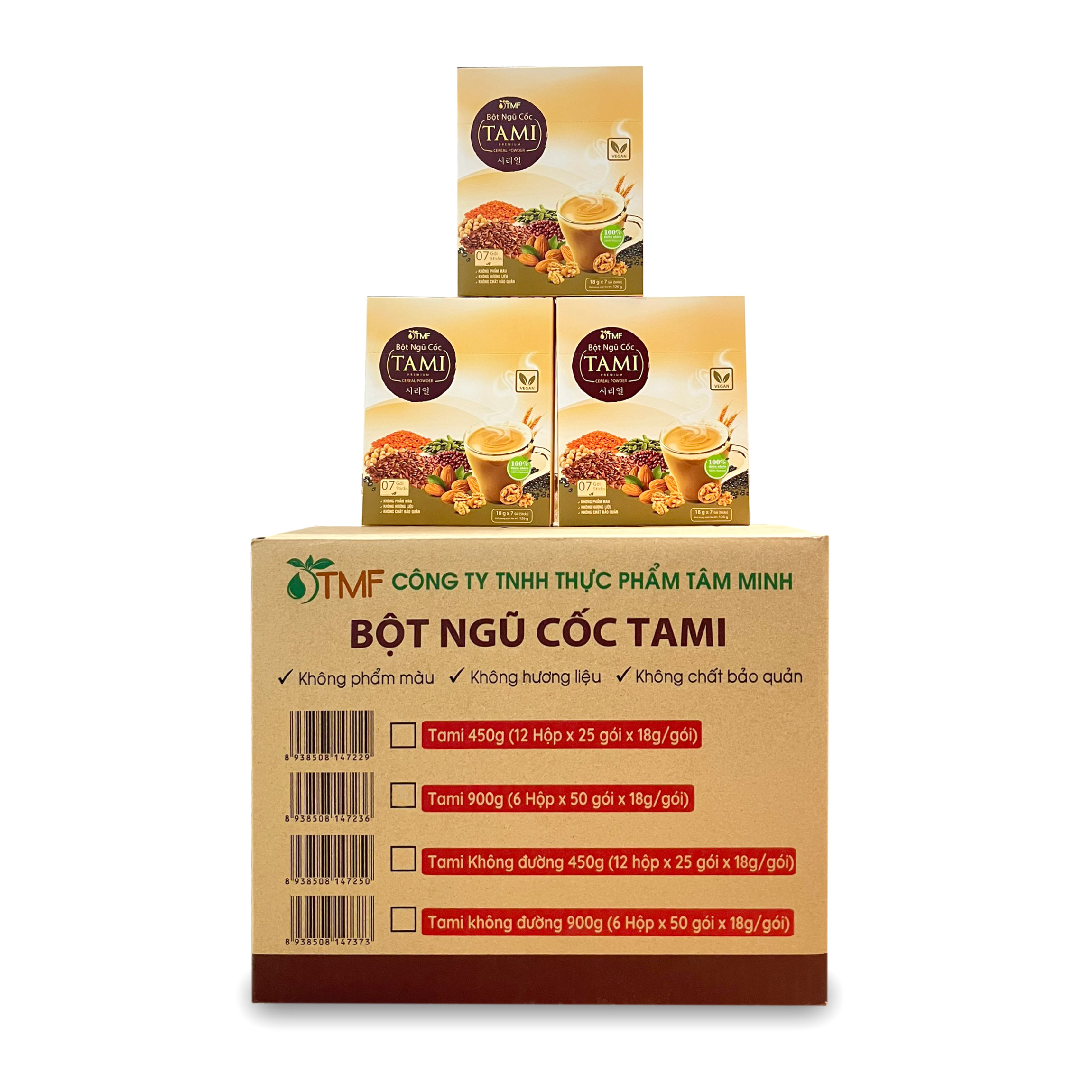 CARTON 16 BOXES CEREAL POWDER 126G