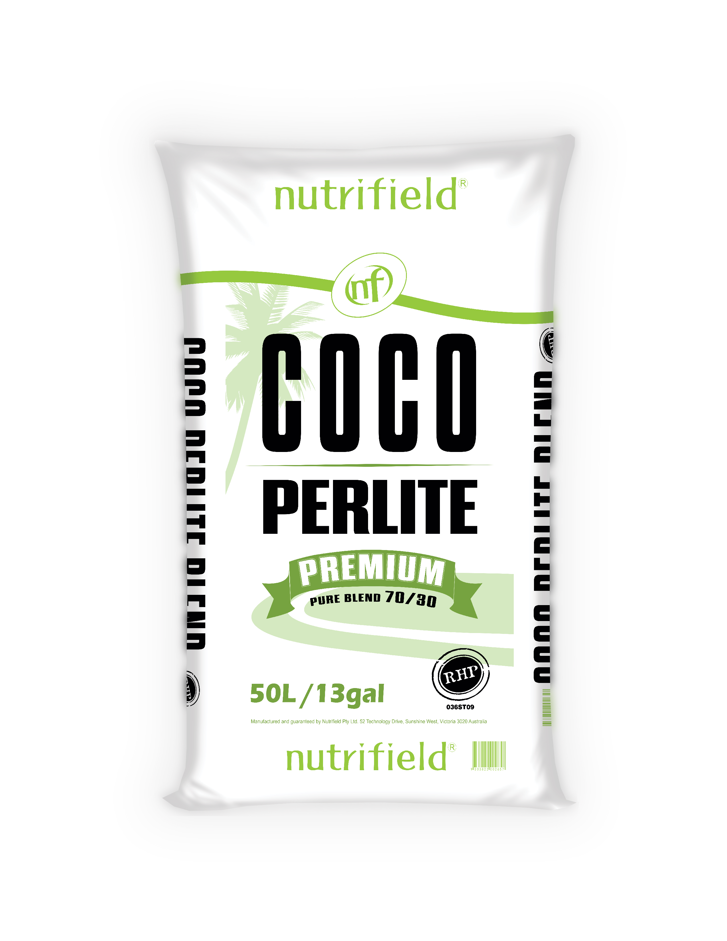 Nutrifield Coco Perlite Blend 70/30 50L RHP certified