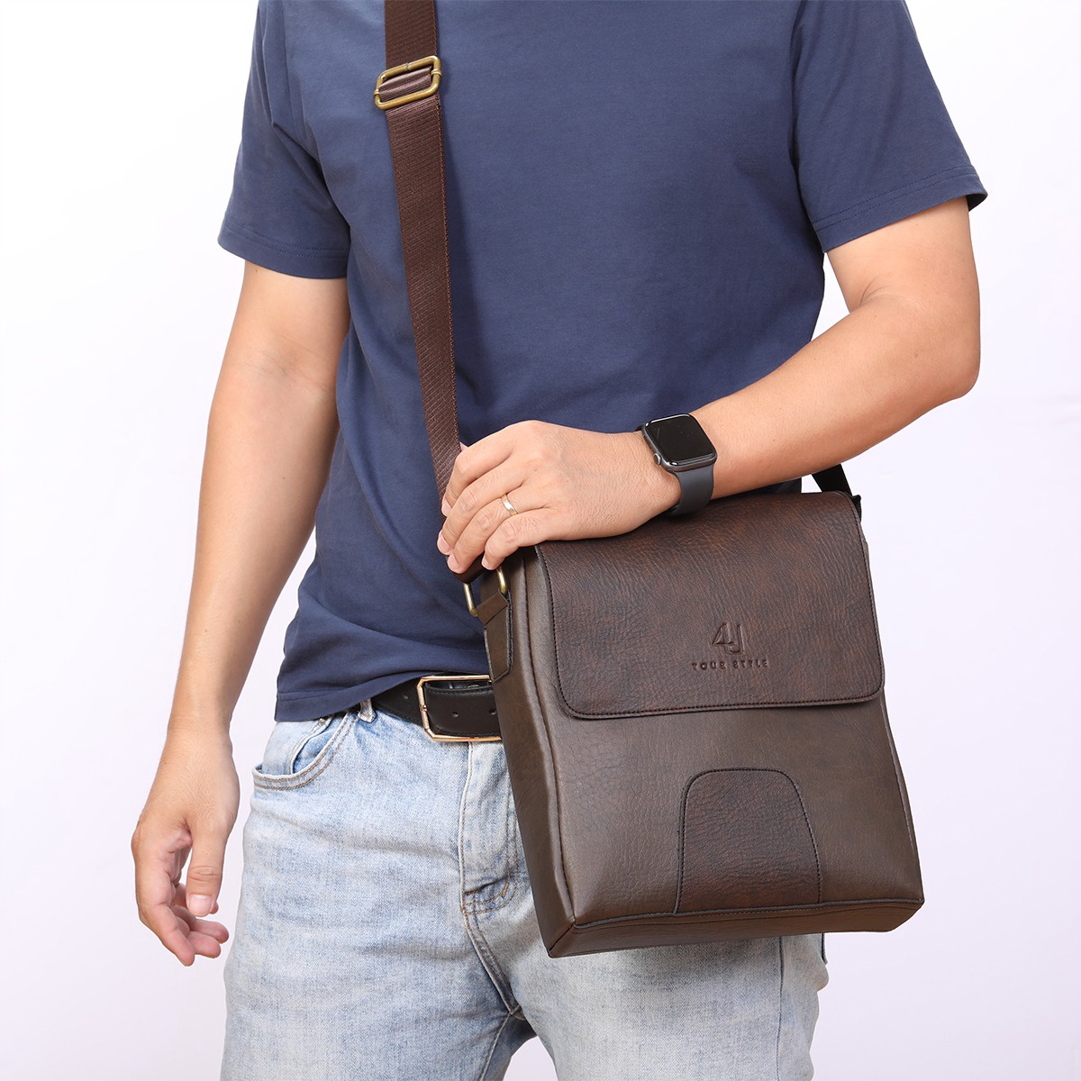 Túi đeo chéo nam 4U thời trang D267 - Davanti