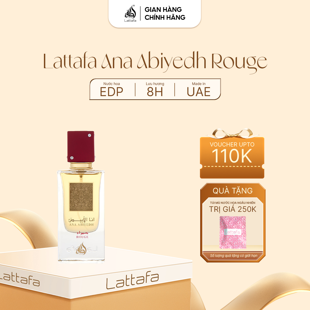 Lattafa Ana Abiyedh Rouge