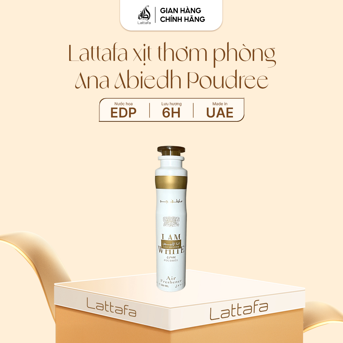 Lattafa xịt thơm phòng Ana Abiedh Poudree