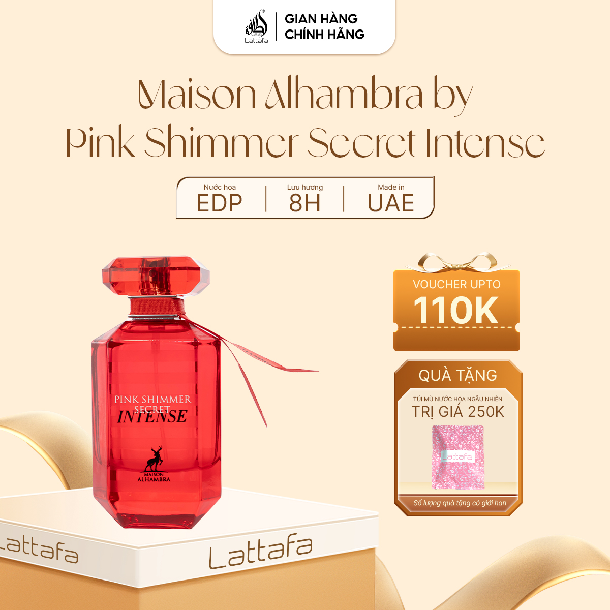 Maison Alhambra by Lattafa Pink Shimmer Secret Intense