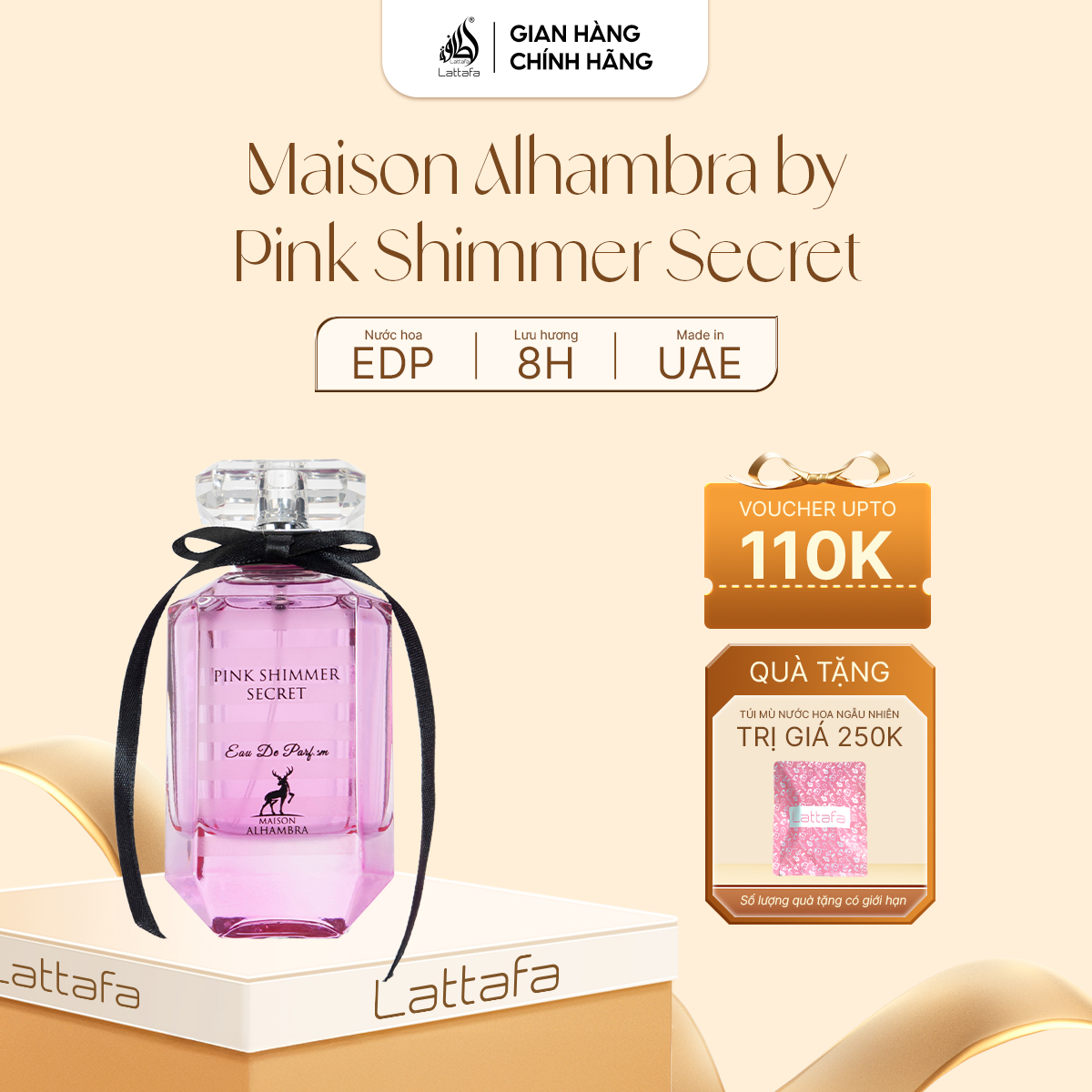 Maison Alhambra by Lattafa Pink Shimmer Secret