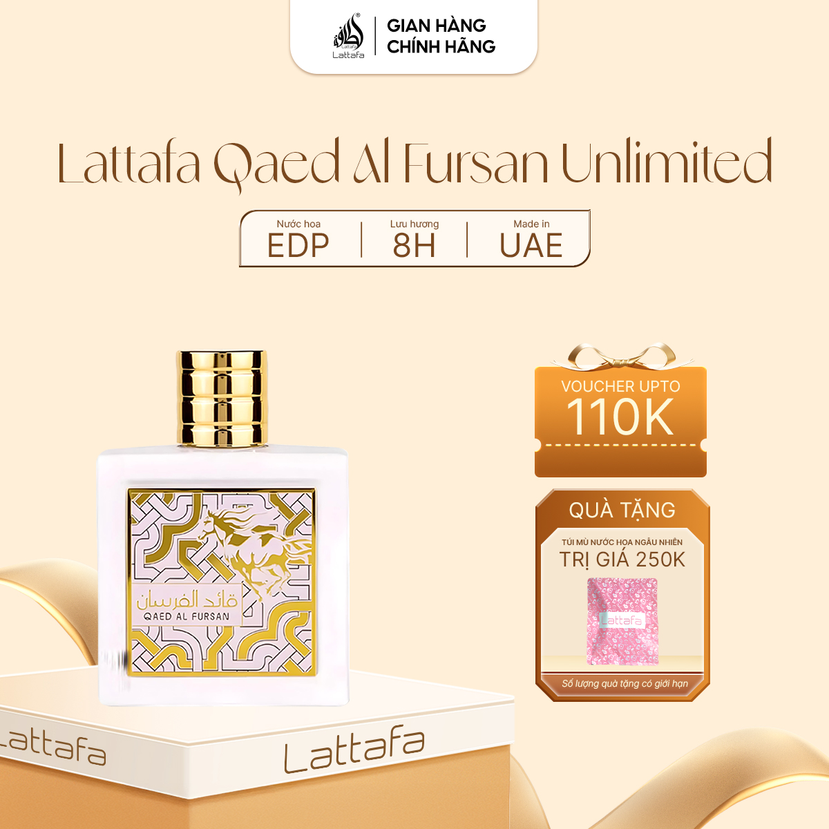 Lattafa Qaed Al Fursan Unlimited