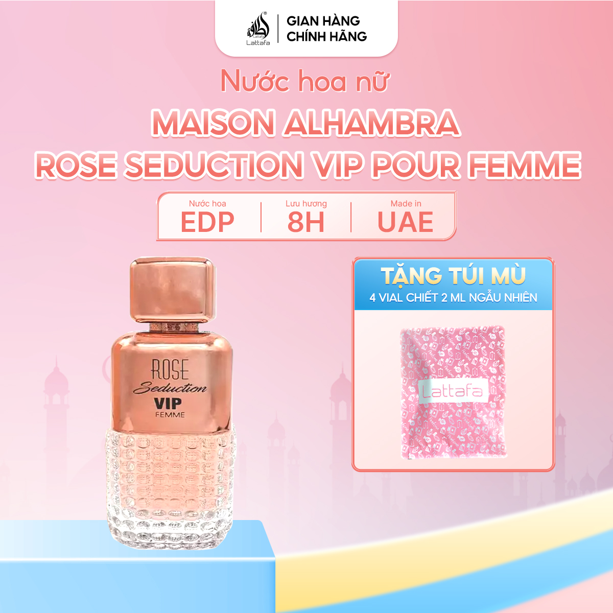 Maison Alhambra by Lattafa Rose Seduction Vip Pour Femme