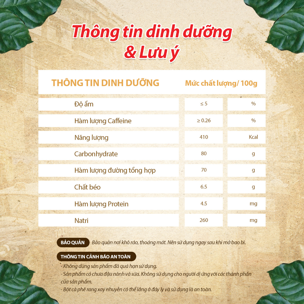 Cà Phê Sữa Rang Xay Hòa Tan 3IN1 LOVE’IN SAIGON CAFE - Khánh Hòa NutriFoods (Hộp 12 gói x 18g)
