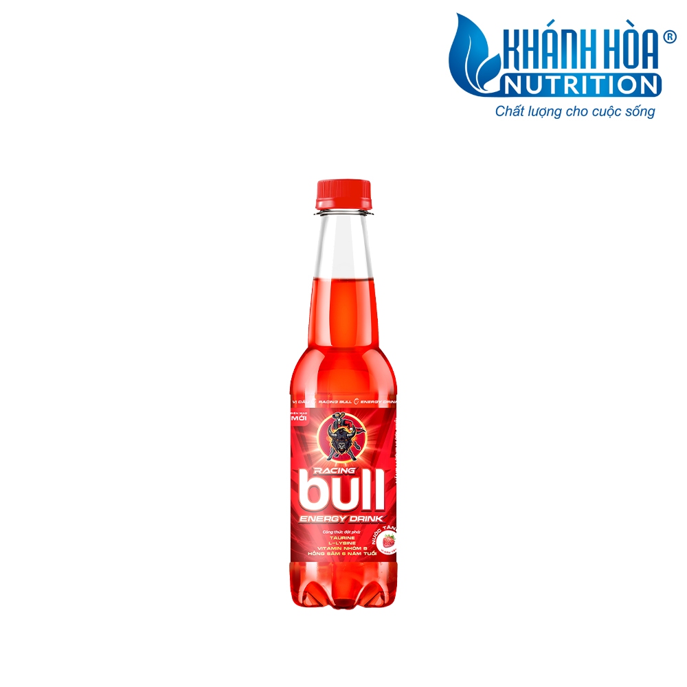 Lốc Chai Nước Tăng Lực Racing Bull Vị Dâu - 6 Chai x 330ml