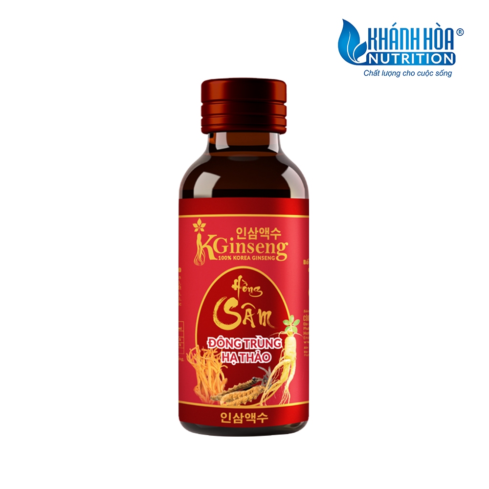 [Tặng Lọ Hồng Sâm] Combo 5 Lọ Nước Hồng Sâm Đông Trùng Hạ Thảo - 100ml