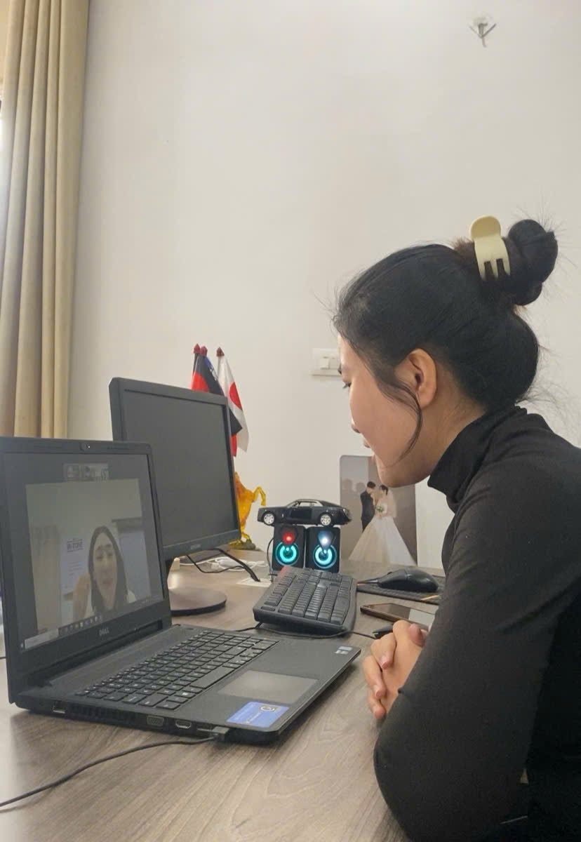 Kiểm tra tiếng Nhật của học viên Xuân Trường T&T