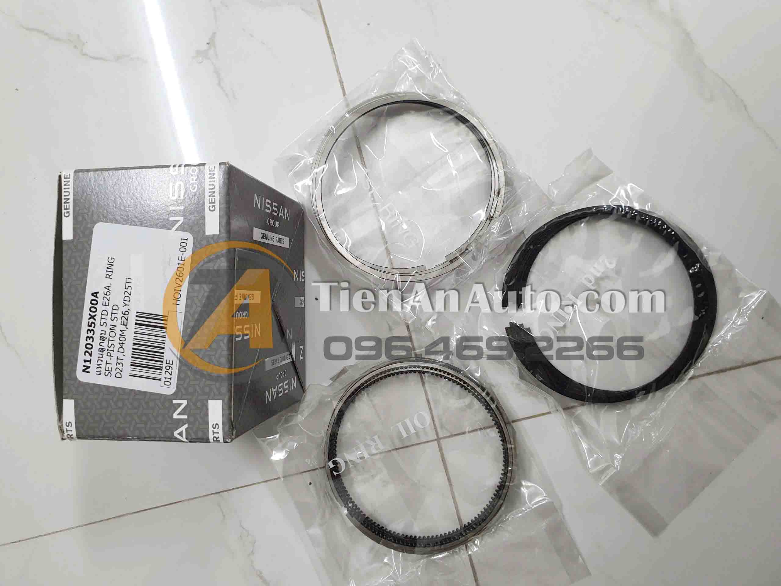 Bộ Séc Măng Nissan Navara Cos 0 – Mã N12033-5X00A | Phụ Tùng Ô Tô Tiến An