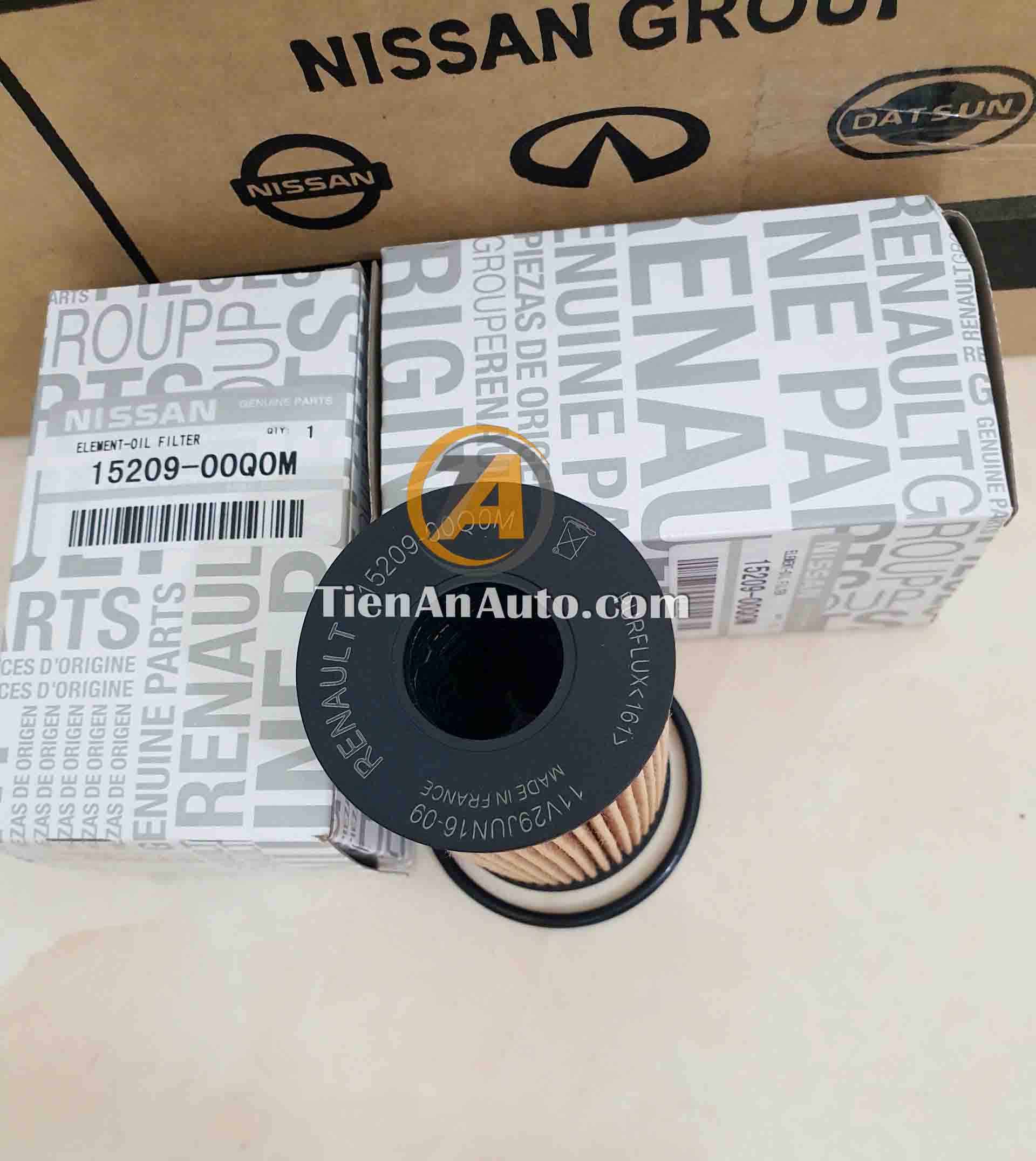 Lọc Nhớt Động Cơ Nissan Navara 2024 – Mã 15209-00Q0M | Phụ Tùng Ô Tô Tiến An