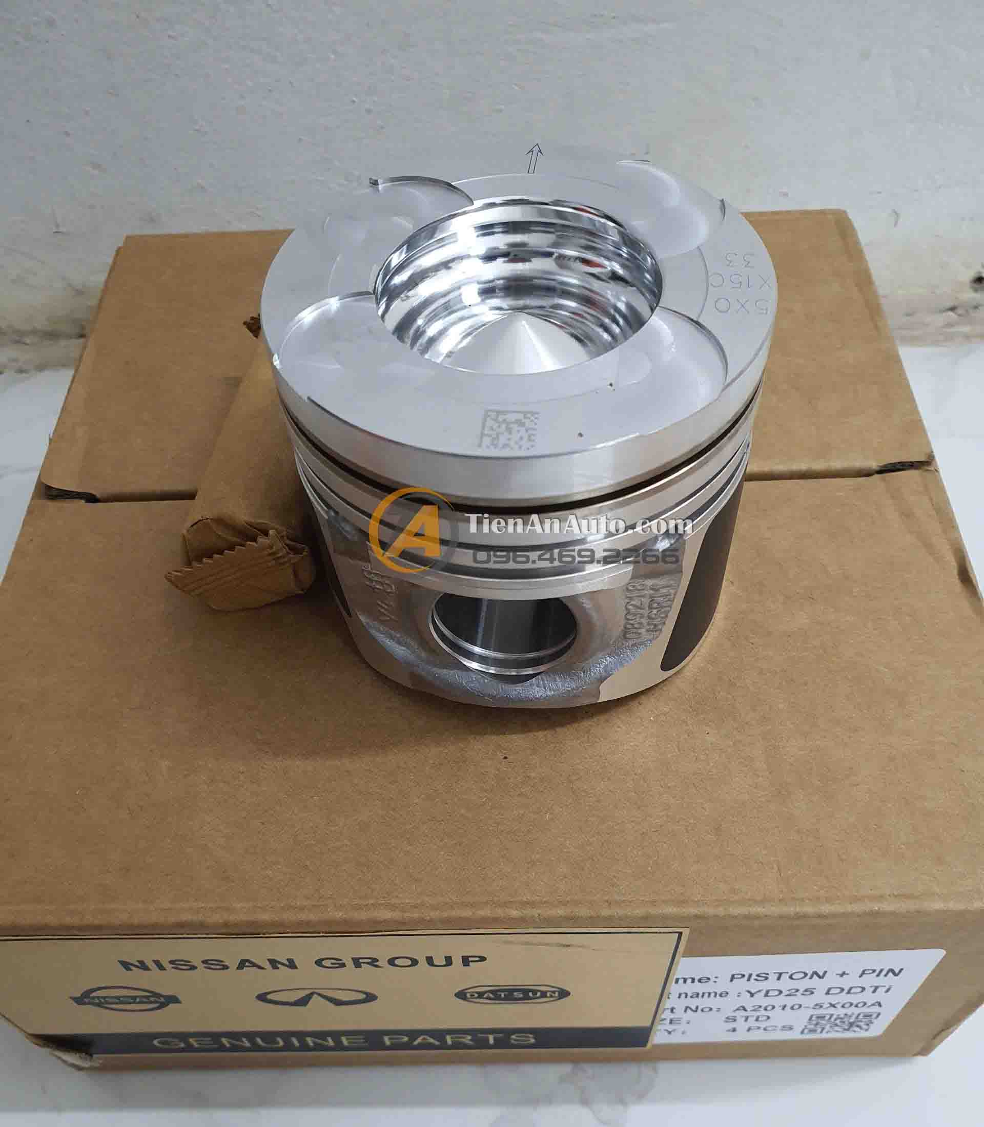 Piston Động Cơ Nissan Navara – Mã A2010-5X00A | Phụ Tùng Ô Tô Tiến An