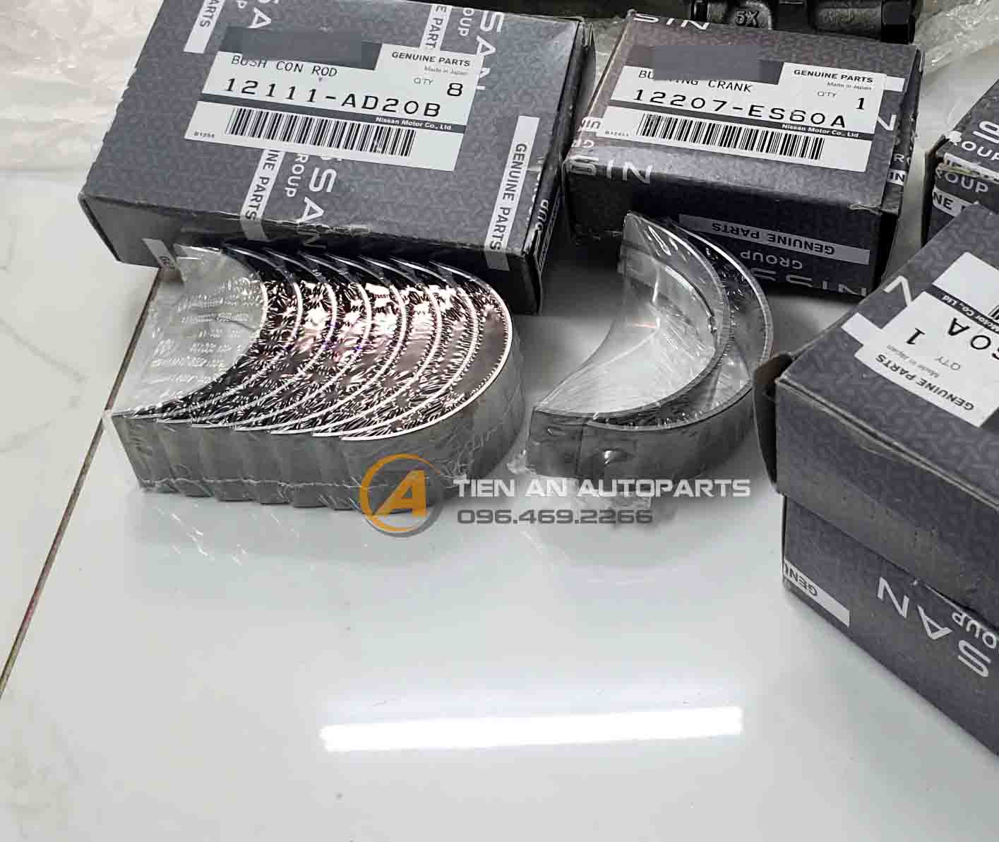 Bộ Bạc Biên - Bạc Balie Nissan Navara D40 – Mã 12111-AD20B, 12207ES60A | Phụ Tùng Ô Tô Tiến An