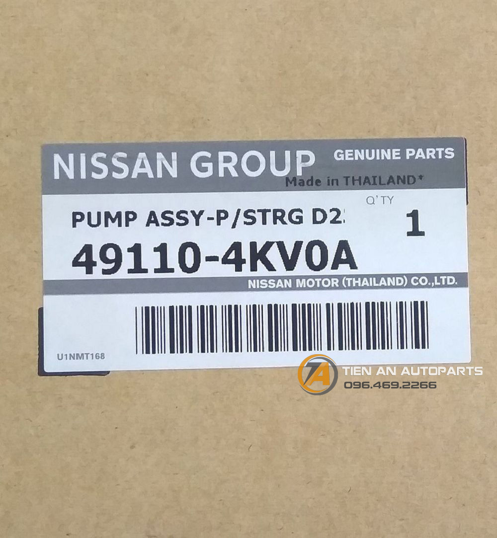 Bơm trợ lực lái Nissan Navara, Nissan Terra - 491104KV0A | Phụ tùng ô tô Tiến An - 0964692266