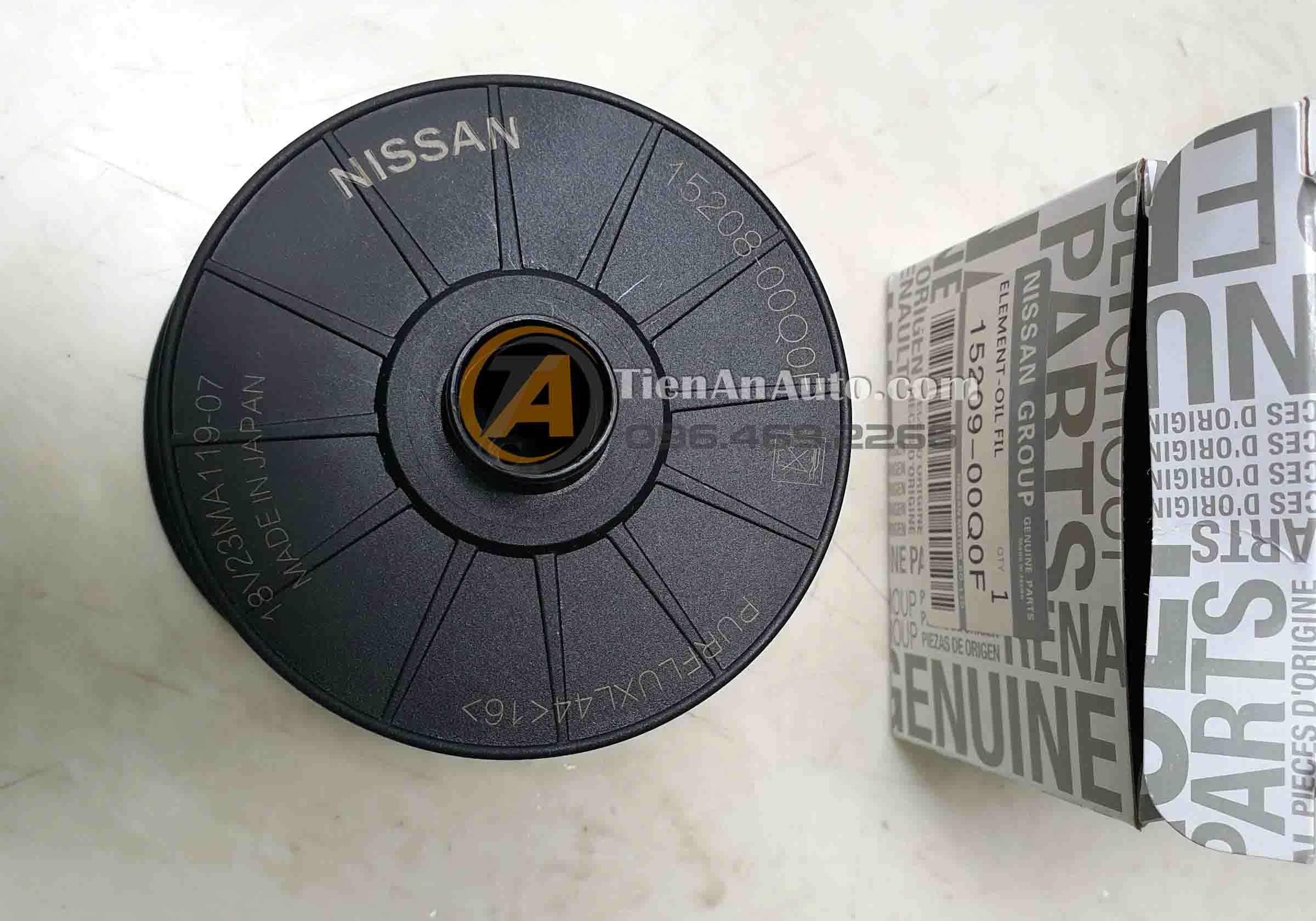 Lọc Dầu Động Cơ Nissan Almera – Mã 15209-00Q0F | Phụ Tùng Ô Tô Tiến An