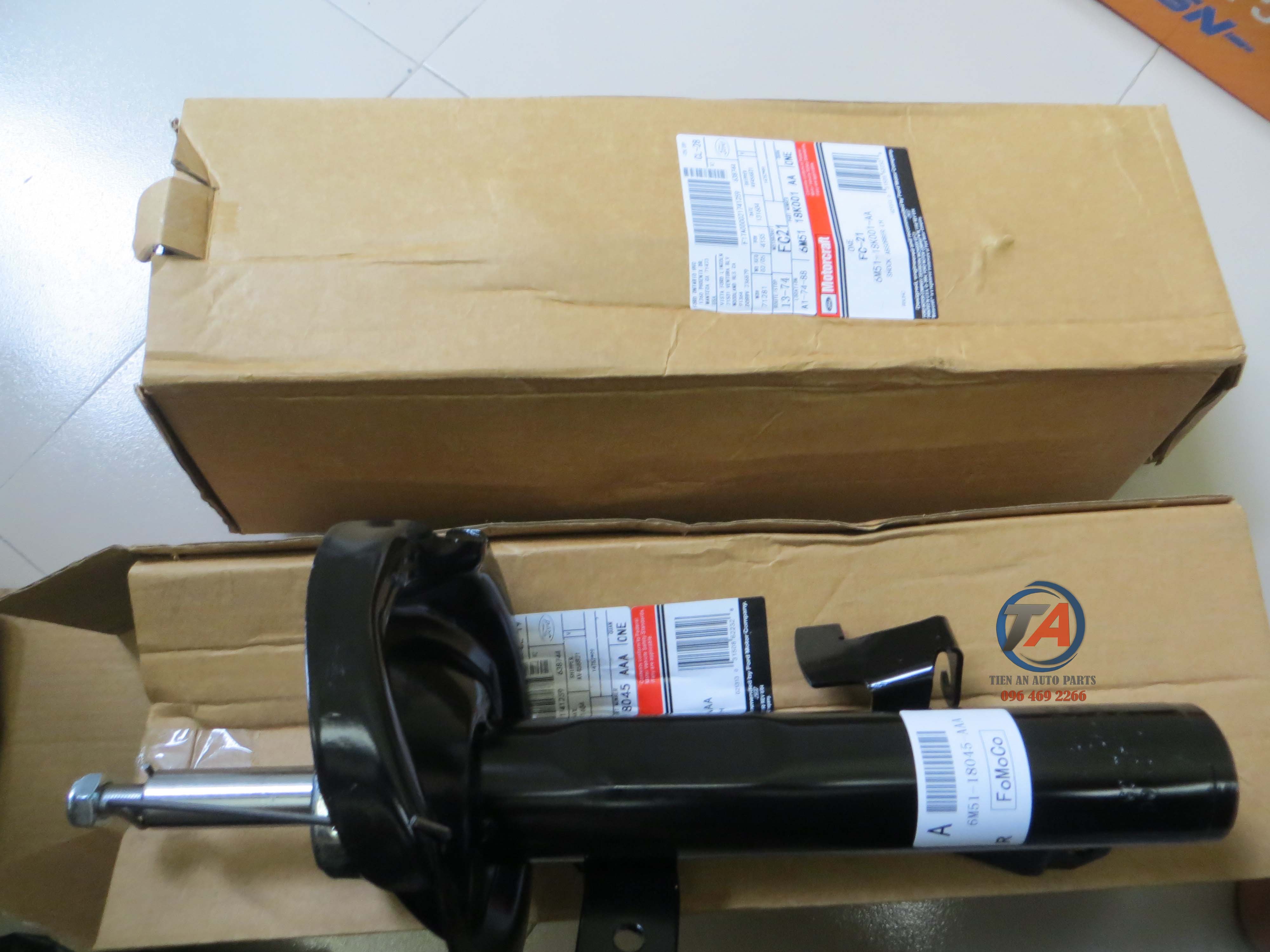 Giảm xóc trước Focus 2010 - 6W5118K001AA, 6W5118K002AA | Phụ Tùng Tiến An