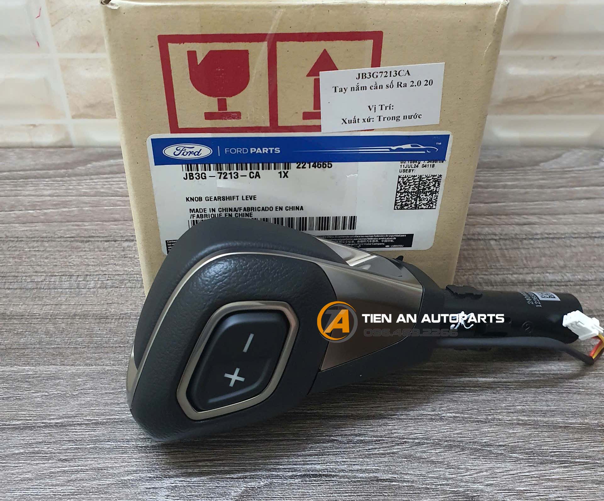 Tay nắm cần số Ford Ranger, Ford Everest - JB3G7213CA | Phụ tùng ô tô Tiến An - 0964692266