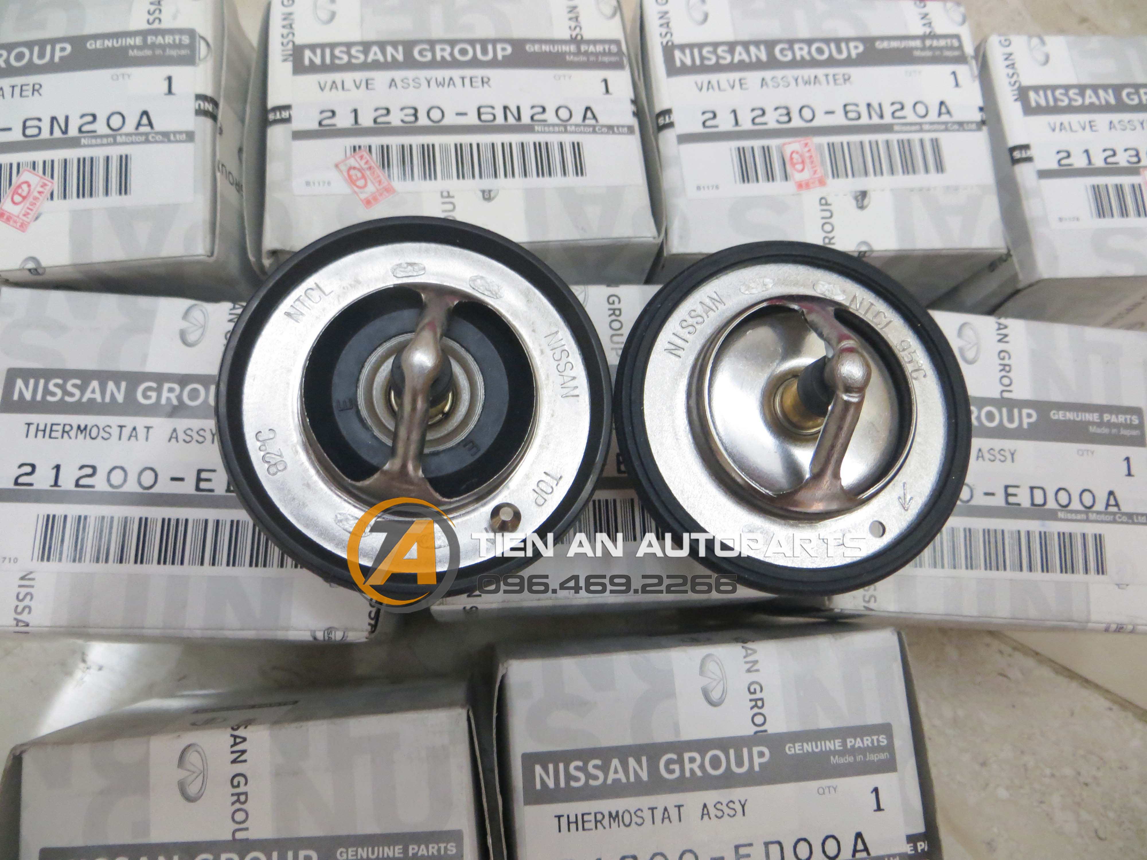 Van hằng nhiệt Nissan Teana (82 -95 độ) - 21200ED00A, 212306N30A  | Phụ tùng ô tô Tiến An - 0964692266