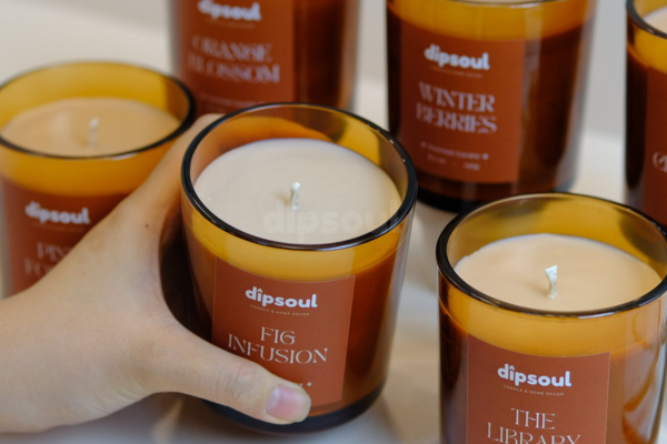 Bộ sưu tập nến thơm Bright cao cấp 6 mùi hương