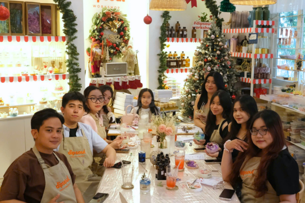 Vì sao nên chọn workshop làm nến thơm tại Dipsoul TP. Hồ Chí Minh?