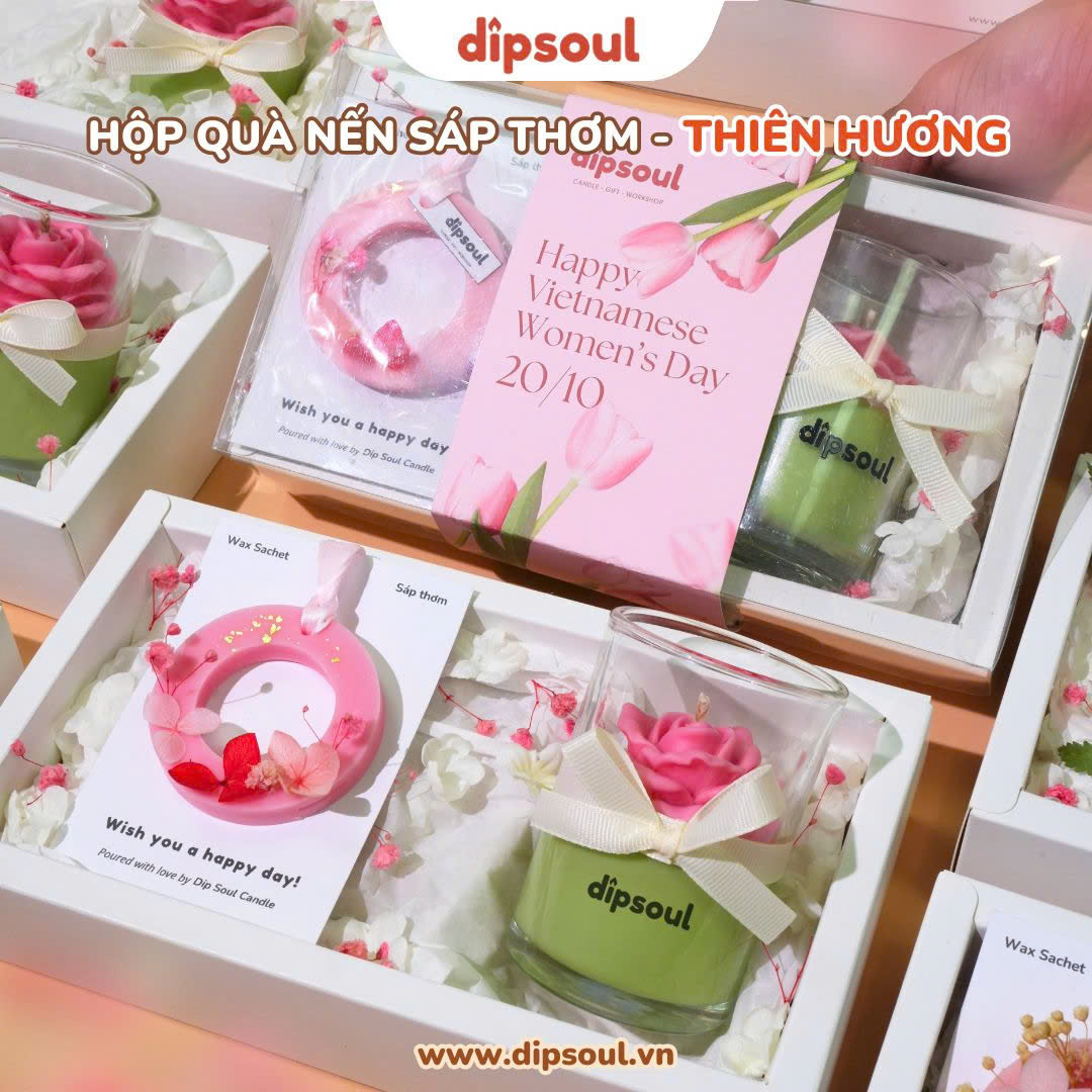 Set quà tặng nến Thiên Hương