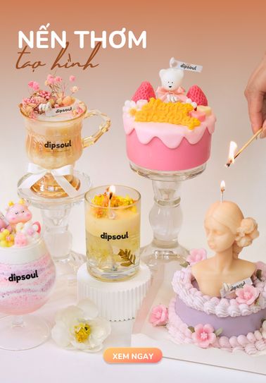 Nến thơm tạo hình