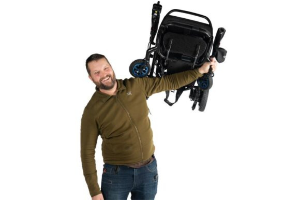 Xe Lăn Điện Khung Carbon Siêu Nhẹ