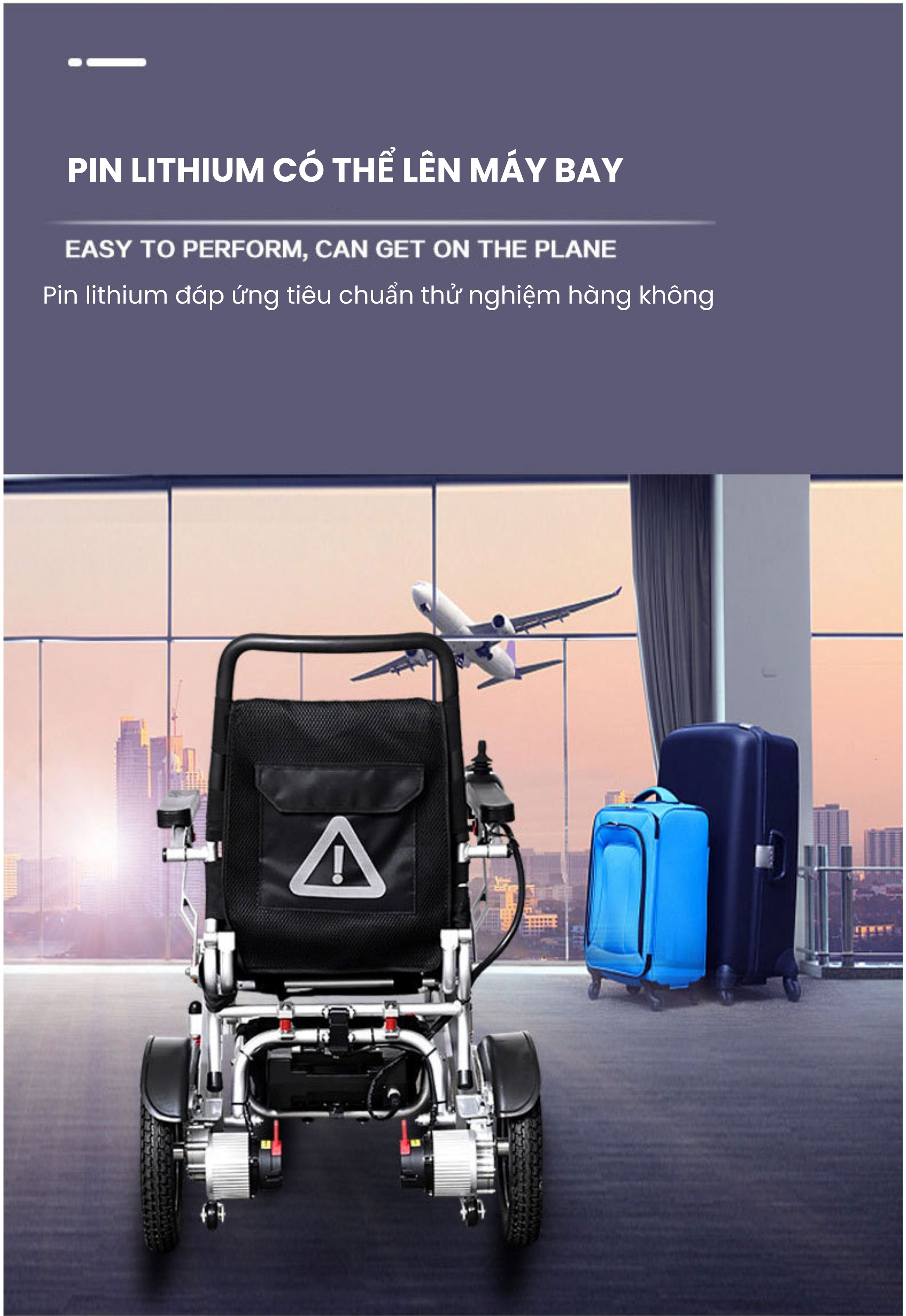 Những Điều Cần Biết Để Mang Xe Lăn Điện Lên Máy Bay