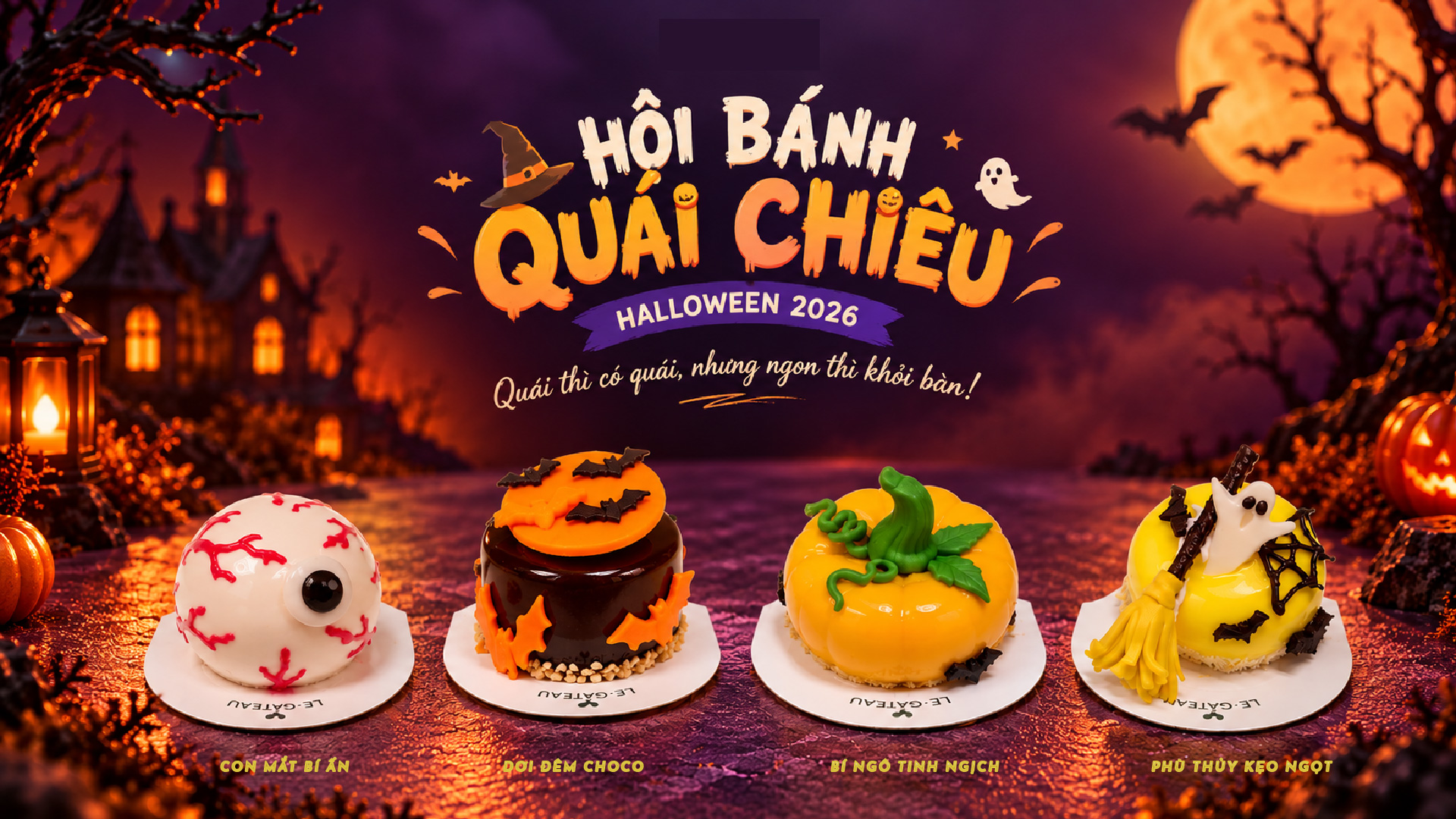 HỘI BÁNH QUÁI CHIÊU ĐÃ ĐỔ BỘ - HALLOWEEN 2026