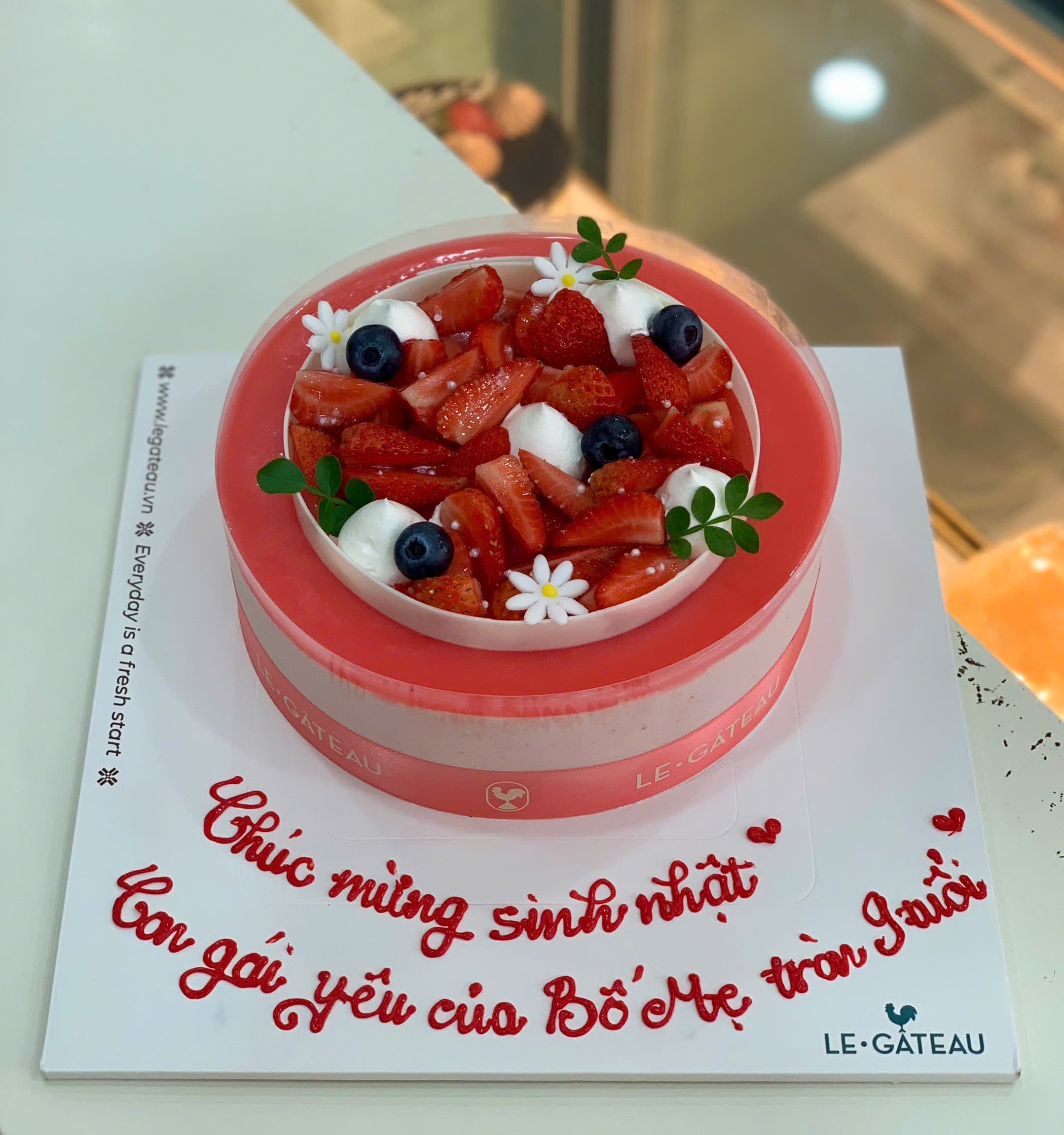 Bánh Chocolate dâu