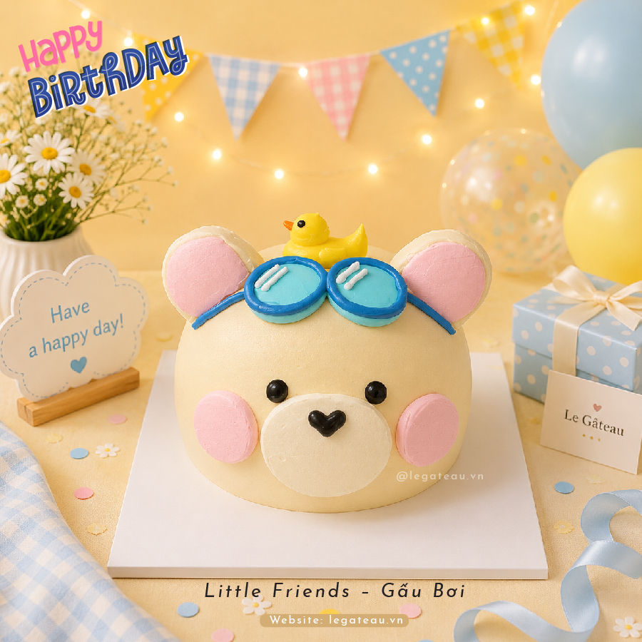Little Friends – Gấu Bơi